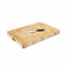 Rectangular Wooden Chopping Board 610 x 455 mm - Vogue - Fourniresto
