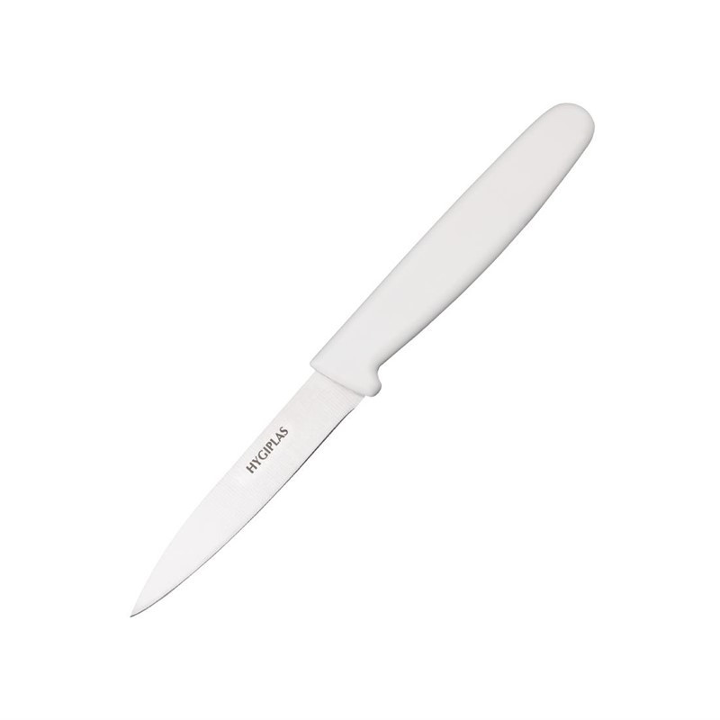 Couteau D'Office Blanc Lame 7,5 Cm - Hygiplas - Fourniresto