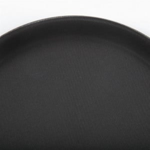 Round Black Non-Slip Tray Ø 356 mm - Olympia KRISTALLON - Fourniresto