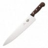 Couteau De Cuisinier À Manche En Bois Lame 25,5 Cm - Victorinox - Fourniresto