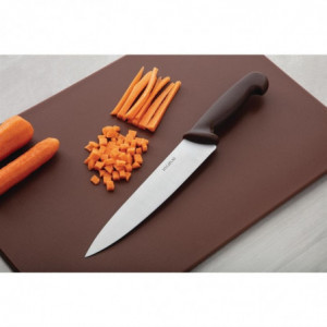 Brown Chef's Knife Blade 21.5 cm - Hygiplas - Fourniresto
