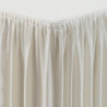Toalha e avental retangulares franzidos em tecido cru 750 x 1820 mm - FourniResto - Fourniresto