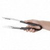 Black Stainless Steel 300 mm Serving Tongs - Vogue - Fourniresto