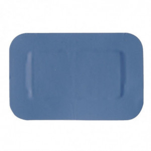 Removable Blue Bandages 28 X 38 mm - Pack of 50 - FourniResto - Fourniresto