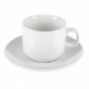 Tasse Empilable Blanche Whiteware 200 Ml Ø 80 Mm - Lote De 12 - Olympia - Fourniresto