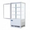 Vitrine Refrigerada Positiva Branca 2 Portas Curvadas 86 L - Polar