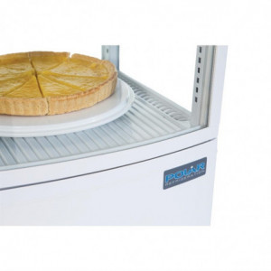 Vitrine Refrigerada Positiva Branca 2 Portas Curvadas 86 L - Polar