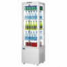 Vitrine Refrigerada Positiva Branca Porta Curva 235 L - Polar