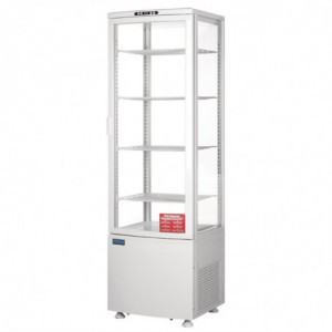 Vitrine Refrigerada Positiva Branca Porta Curva 235 L - Polar