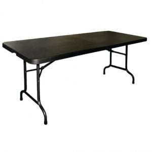 Folding Black Table Center 180 Cm - Bolero - Fourniresto