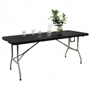 Table Pliable Noire Au Centre 180 Cm - Bolero - Fourniresto