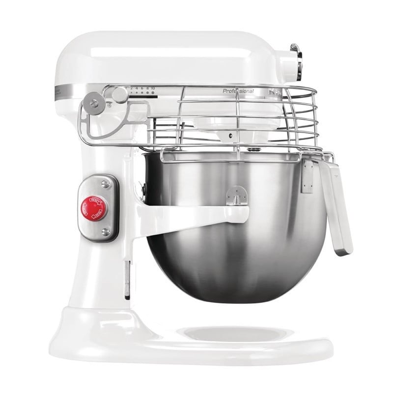 Batedeira Profissional Branca 6,9 L - KitchenAid - Fourniresto