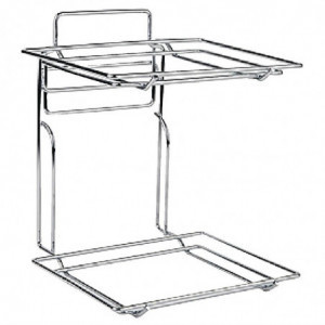 Chrome Display Stand 2 Levels For GN 1/1 Baskets - APS - Fourniresto