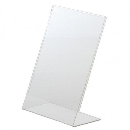 Slanted Acrylic A4 Menu Holder - Olympia - Fourniresto