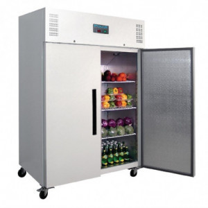 Armário Refrigerado Positivo Branco Gn 2/1 de Duas Portas 1200 L - Polar - Fourniresto