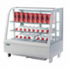 Vitrine Refrigerada de Balcão Branca - 2 Prateleiras - 100 L - Polar
