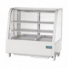 Vitrine Refrigerada de Balcão Branca - 2 Prateleiras - 100 L - Polar
