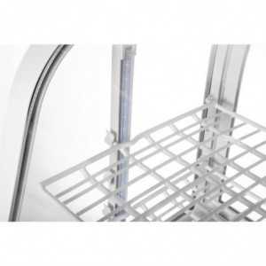 Vitrine Refrigerada de Balcão Branca - 2 Prateleiras - 100 L - Polar
