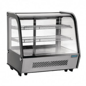 Vitrine Réfrigérée De Comptoir Noire 120 L - Polar - Fourniresto