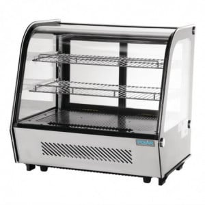 Vitrina refrigerada de balcão preta 120 L - Polar - Fourniresto