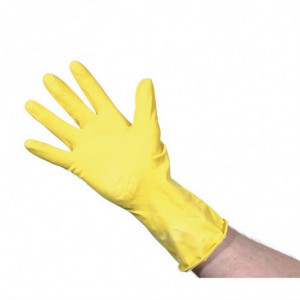 Yellow Multi-Purpose Gloves Size L - Jantex - Fourniresto