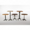 Decorated Cast Iron Table Leg Ø 420 mm - Bolero - Fourniresto