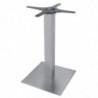 Square Stainless Steel Table Leg 720 x 430 mm - Bolero - Fourniresto