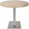 Pé de mesa quadrado em aço inoxidável 720 x 430 mm - Bolero - Fourniresto