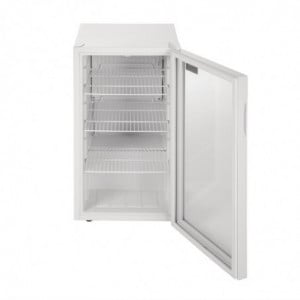 Vitrina refrigerada de balcão branca 1 porta 88 L - Polar - Fourniresto