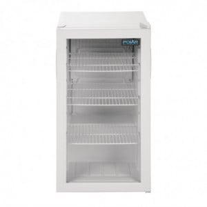 Vitrina refrigerada de balcão branca 1 porta 88 L - Polar - Fourniresto