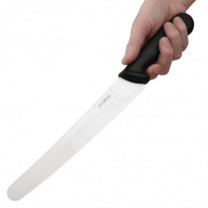 Couteau À Pâtisserie Noir 25 Cm - Hygiplas - Fourniresto
