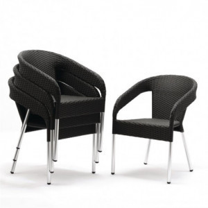 Bistro Rattan Chair - Set of 4 - Bolero - Fourniresto