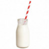 Mini Glass Milk Bottle 200 ml - Pack of 12 - Olympia - Fourniresto