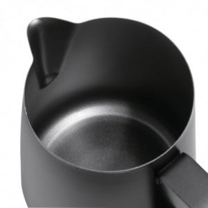 Non-stick Black 340 ml Milk Jug - Olympia - Fourniresto