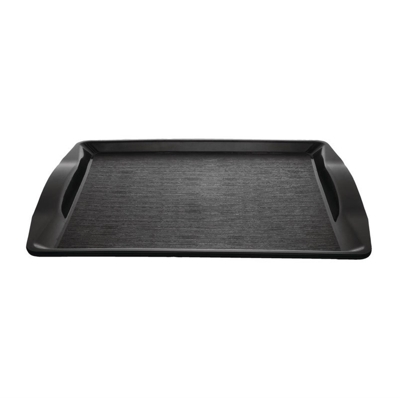 Tabuleiro Self-Service com Pegas Preto 420 x 305 mm - Olympia KRISTALLON - Fourniresto