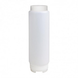 Polypropylene 455 ml Soft Sauce Dispenser - Vogue - Fourniresto