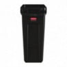 Recycling Collector with Black Ventilation Ducts 60 L - Rubbermaid - Fourniresto