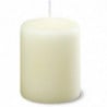 Ivory Cylindrical Candles Ø 60 mm - Pack of 12 - FourniResto - Fourniresto