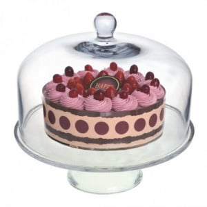 Glass Cake Cloche Ø 285 mm - Olympia - Fourniresto