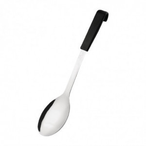 Serving Spoon Black Handle Stainless Steel 340 mm - Vogue - Fourniresto