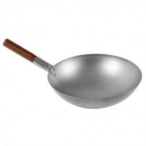 Wok en Acier Fond Hémisphérique Londonwok Ø 38 cm  - FourniResto - Fourniresto