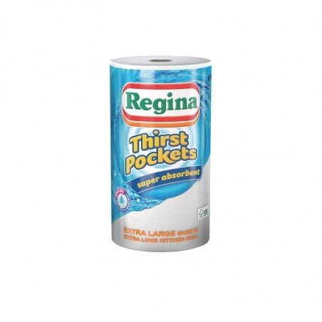 Papel de cozinha Regina Thirst Pockets 100 folhas - Pacote de 6 - FourniResto - Fourniresto