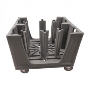 Carrinho Ajustável para Pratos Azul Ardósia 45 a 60 Pratos - Cambro - Fourniresto