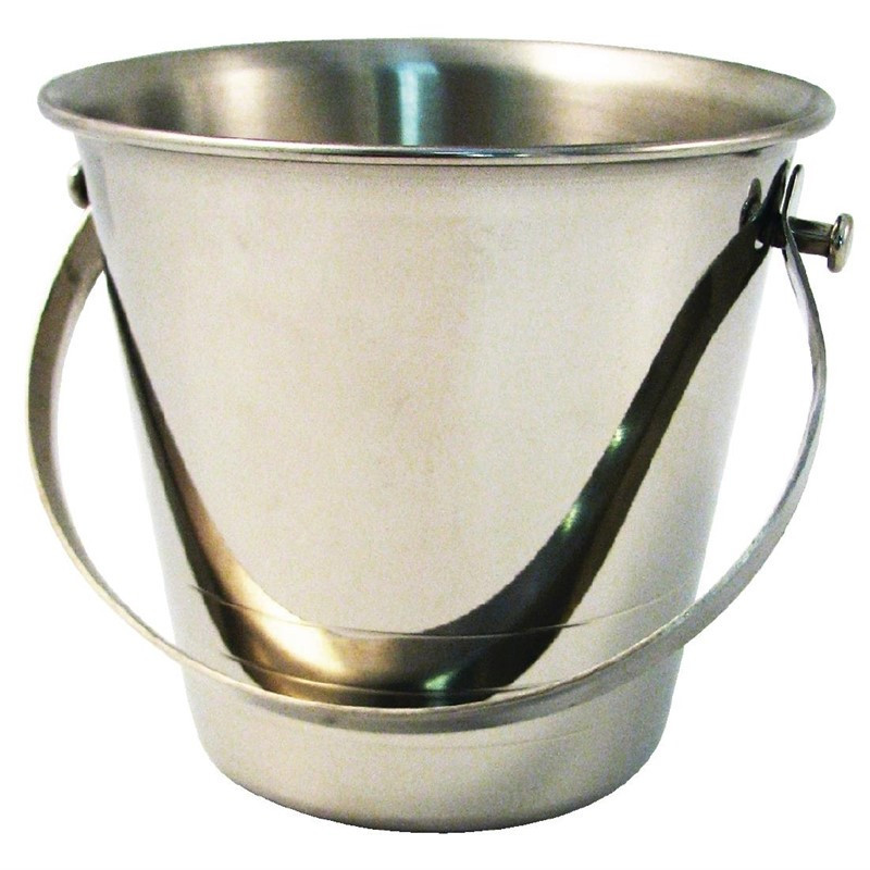 Stainless Steel Bucket With Handle - Olympia - Fourniresto