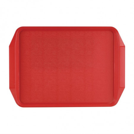 Tabuleiro Vermelho com Pegas 435x305mm - Roltex - Fourniresto