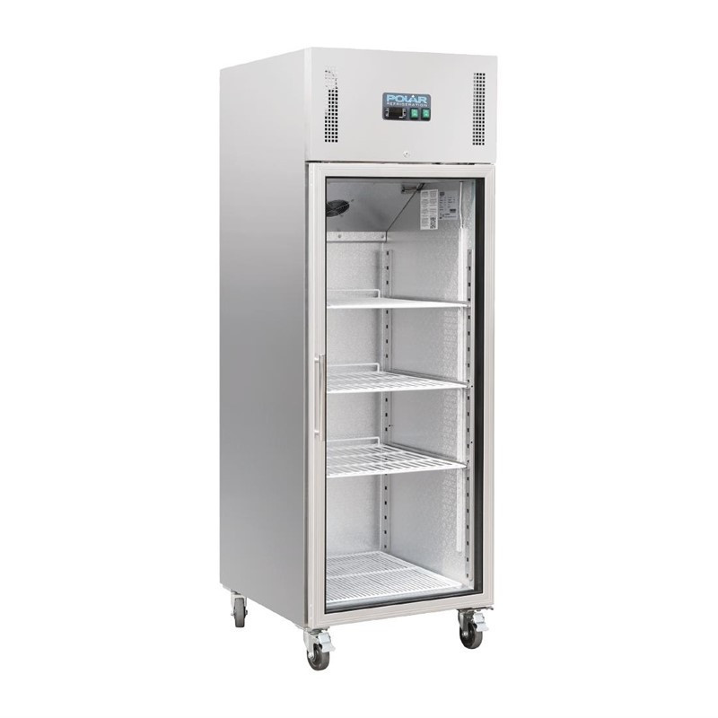 Vitrina refrigerada positiva simples GN 2/1 série G 600 L - Polar - Fourniresto