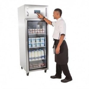 Vitrina refrigerada positiva simples GN 2/1 série G 600 L - Polar - Fourniresto