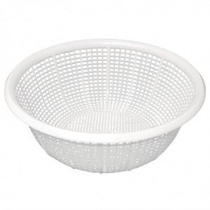 Rectangular White Strainer 357 x 270mm - Vogue - Fourniresto