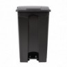 Black 87L Pedal Kitchen Bin - Jantex - Fourniresto