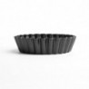 Non-stick Fluted Tartlet Mould with Removable Bottom 10 cm - Set of 3 - Vogue - Fourniresto